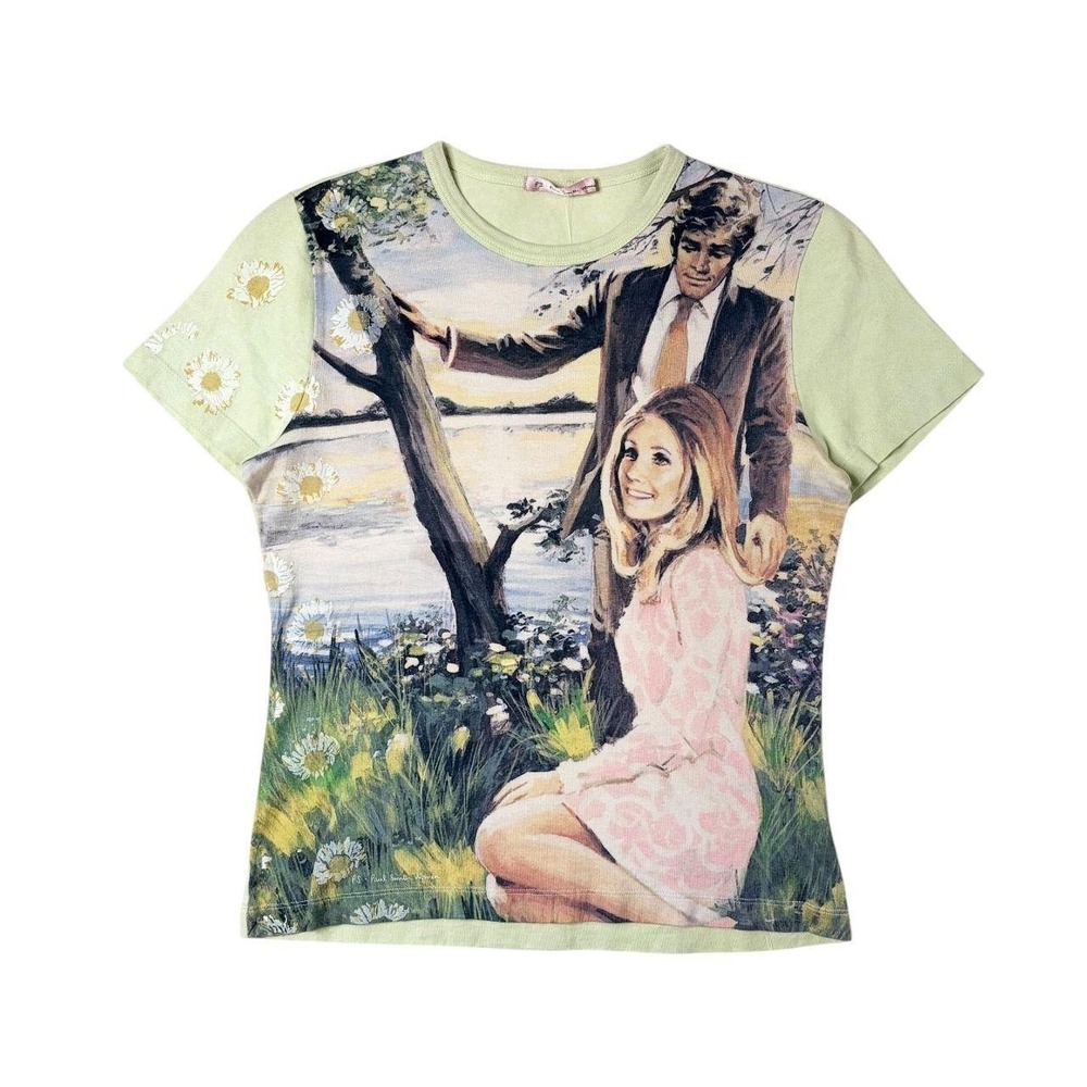 Paul Smith painterly couple graphic tee